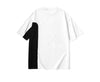 Color Block Genanx Gaby Loose Off-shoulder Sleeve Cotton T-shirt