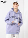 American street style alphabet print kangaroo hoodie and fleece hoodie