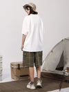 Us tide mountain contrasting plaid cargo pocket Gork weight five cent shorts