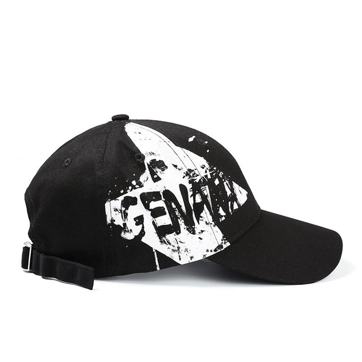 【GENANX2024NEW】Street hip-hop graffiti printed baseball cap cap