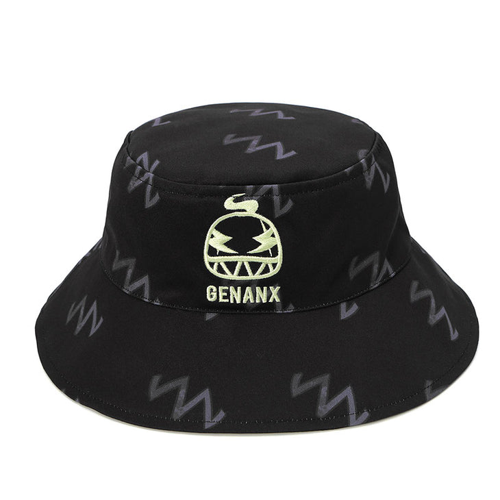 【GENANX2024NEW】Street hip-hop flash print cartoon embroidered fisherman hat