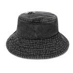 【GENANX2024NEW】Ripped print dark grey basin hat Fisherman's hat