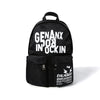 【GENANX2024NEW】Street black English printed handbag backpack