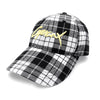 【GENANX2024NEW】Color matching check English embroidery adjustable cap