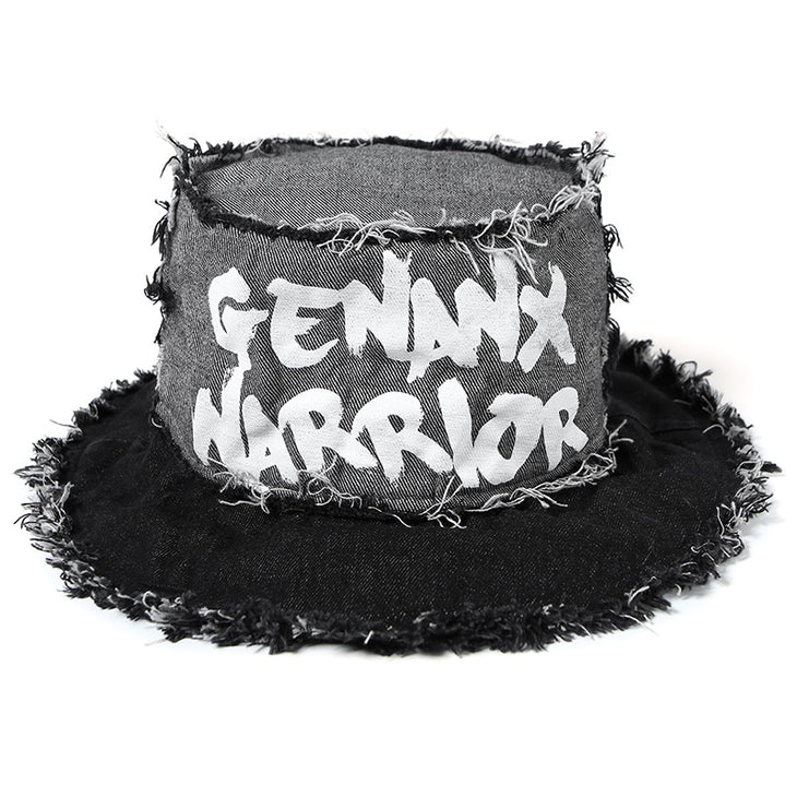 【GENANX2024NEW】Cowboy patchwork printed fur rimmed fisherman's hat