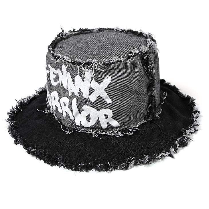 【GENANX2024NEW】Cowboy patchwork printed fur rimmed fisherman's hat