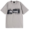 Spin Phantom monogram print loose drop rotator sleeve combed cotton T-shirt