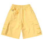 Us tide mountain multi-pocket stretch rope buckle waistband Lightning small label loose five cent shorts