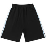 Multi-color optional patchwork checkerboard printed label nickel shorts