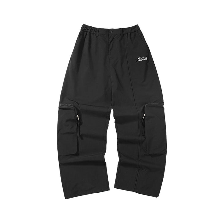 【GENANX2024NEW】Functional air three-dimensional zipper bag waterproof cargo pants casual pants