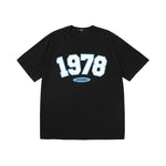 1978 Alphanumeric printed loose cotton round neck T-shirt