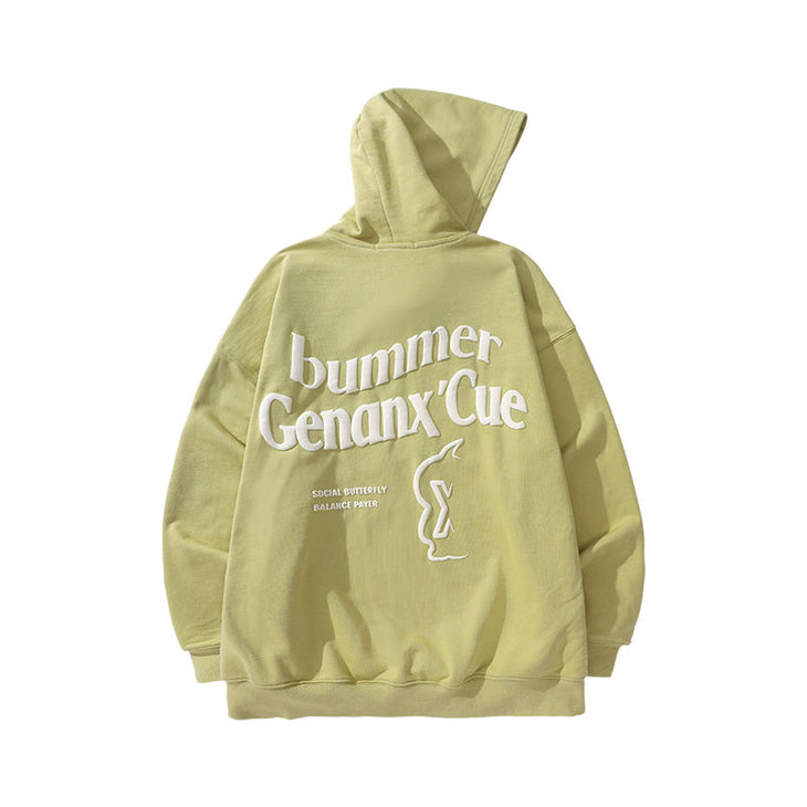 【GENANX2024NEW】Far infrared self-heating constant temperature three-dimensional foam printed fleece lining hoodie