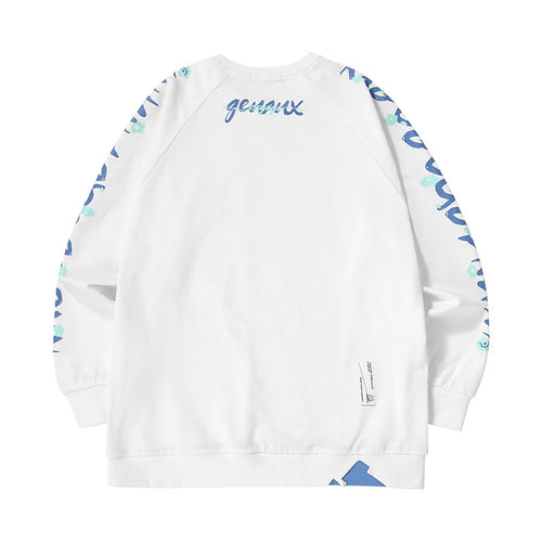 [Lightning Tide &xxgogo joint brand] printed hoodie