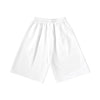 Simple basic letter-printed loose drawstring five cent shorts