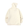 Multicolor optional monogram print hoodie with rotator cuff drop kangaroo hood cotton hoodie