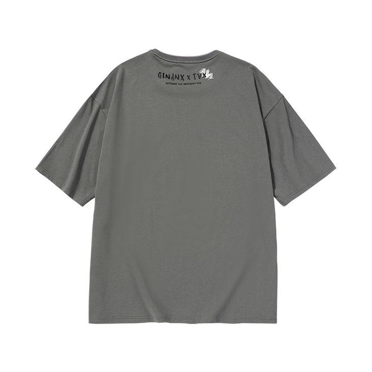 [Lightning Tide brand ×TVX joint model] Printed cotton T-shirt