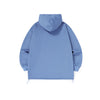 Monogrammed hoodie with sleeved stretch rope hem space cotton hoodie