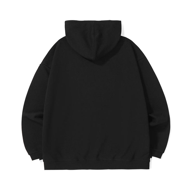 Multi-color option simple style Love letter printed kangaroo hood and fleece hoodie