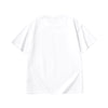 Street style English letter print loose sleeved cotton round neck T-shirt