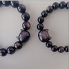 XXOFF Kucing Kepala Kucing Obsidian Beaded Couple Bracelet