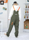 Safari Style Twisted Casual Straight Overall