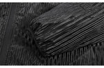 Black Stripes Print Lightweight Jacket