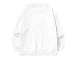 White Cloud Bear Love Print Sweatshirt