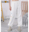 Rainbow Breasted Heart Label Jogger Pants