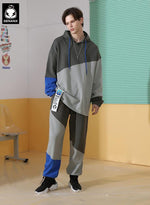 Color-contrast stitching Genanx Gaby Pure Cotton Sports Pants