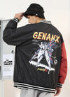 Mobile City Alpha X Genanx Collaborate Baseball Collar Jacket