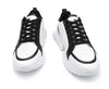 Lightning Print Led Lace-Up Thick-Soled Casual Shoes
