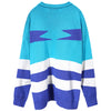 Vintage Stripe Jacquard Crew Neck Sweater