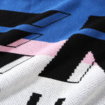 Color Block Tassel Jacquard Sweater