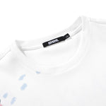 Windmill Snowman Print Drop-Shoulder Sleeve Round Neck T-Shirt