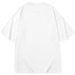 Plaid Zipper Waist Bag Cartoon Print Drop-Shoulder Sleeve T-Shirt