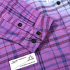 Color Block Tie Dye Print Plaid Shirt