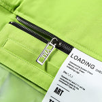 Two-Piece Set Color Block Irregular Vest Trench Coat