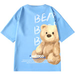 Teddy Bear Letter Print Unisex T-Shirt