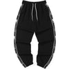 Cat Paw Letter Side-striped Jogger Pants