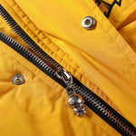Safari Style Minimalist Pockets Padded Coat