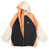 Color Block Patchwork Reversible Hooded Padded Coat