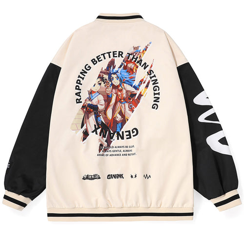 Journey To The West X Genanx Collaborate Contrast Jacket