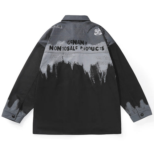 Journey To The West X Genanx Collaborate Graffiti Jacket