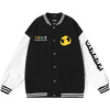 Sports Style Contrast Color Baseball Collar Jacket