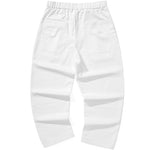 Minimalist Plain Asymmetric Loose Casual Pants