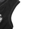 Black Moto & Biker Style Pockets Zipper Vest