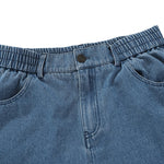Blue Label Straight Elastic Waist Jeans
