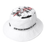 Casual Letter Print Cotton Bucket Hat