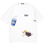 Cola Chocolate Graphic Letter Print Space Cotton T-Shirt