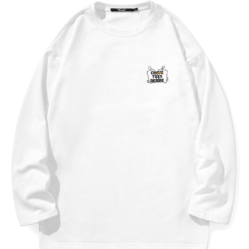 Minimalist Plain Couple Pullover Sweatshirt